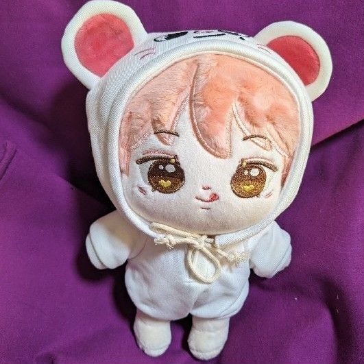 20cm ぬいぐるみ ジニレット 着ぐるみ 服 ヒョンジン ぬいちゃん skzoo