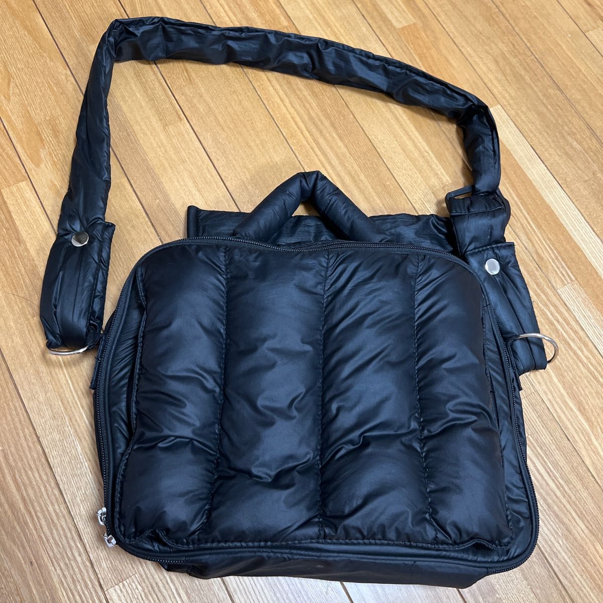 calin カラン マザーズバッグ ブラック 黒 おむつポーチ ママバッグ