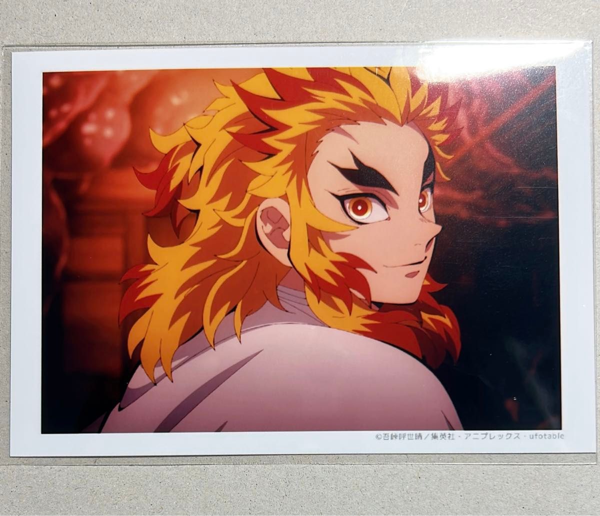 鬼滅の刃 ufotable cafe 無限列車編 OP 場面写ブロマイドくじ 煉獄杏