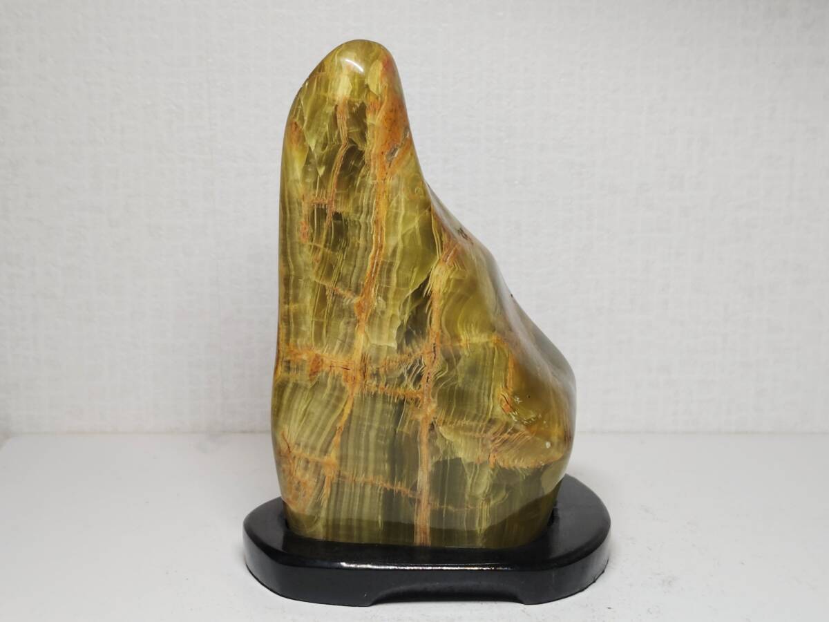 縞瑪瑙】 1 1kg メノウ アゲート 原石 鑑賞石 自然石 天然石 鉱石 鉱物