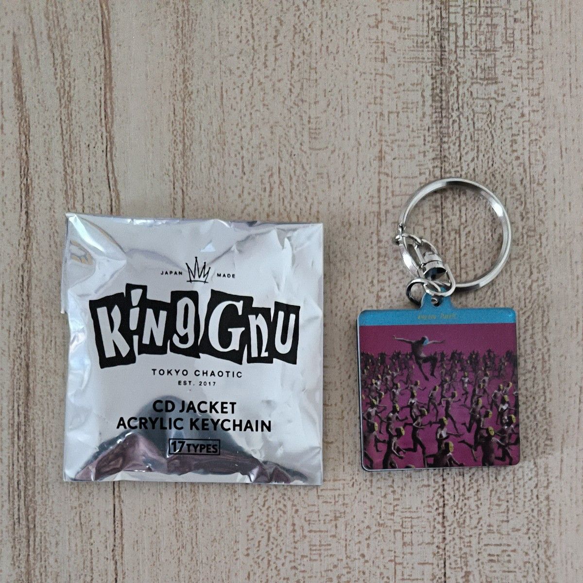 King Gnu CD JACKET ACRYLIC KEYCHAIN キーホルダー ランダム Flash