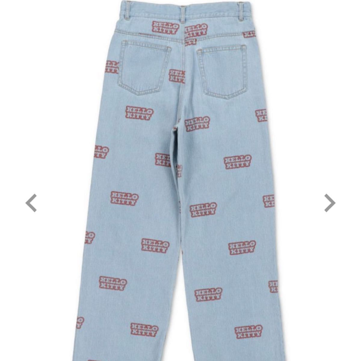 日焼けキティ ハローキティ×SPINNSサマーシリーズ 総柄デニム 50th 50