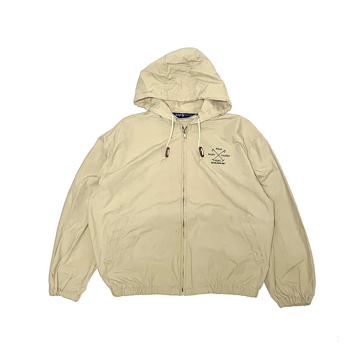 L ポロ ラルフローレン 90s 90年代 コットン ウインドブレーカー