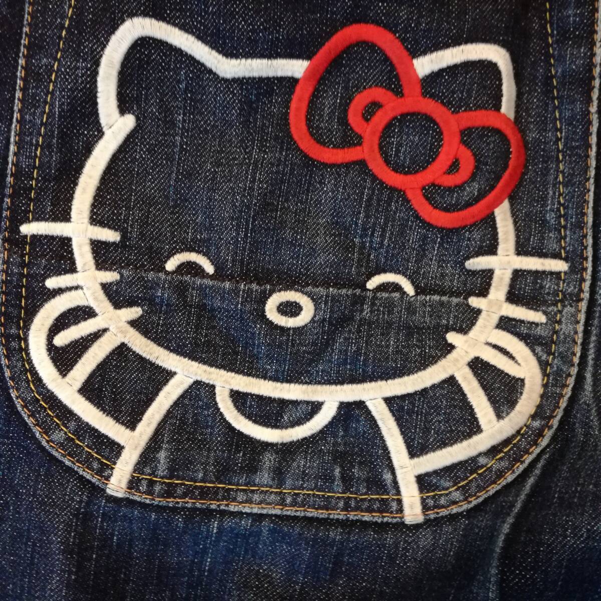 限定 EVISU エヴィス ハローキティ コラボ デニム ジーンズ 36