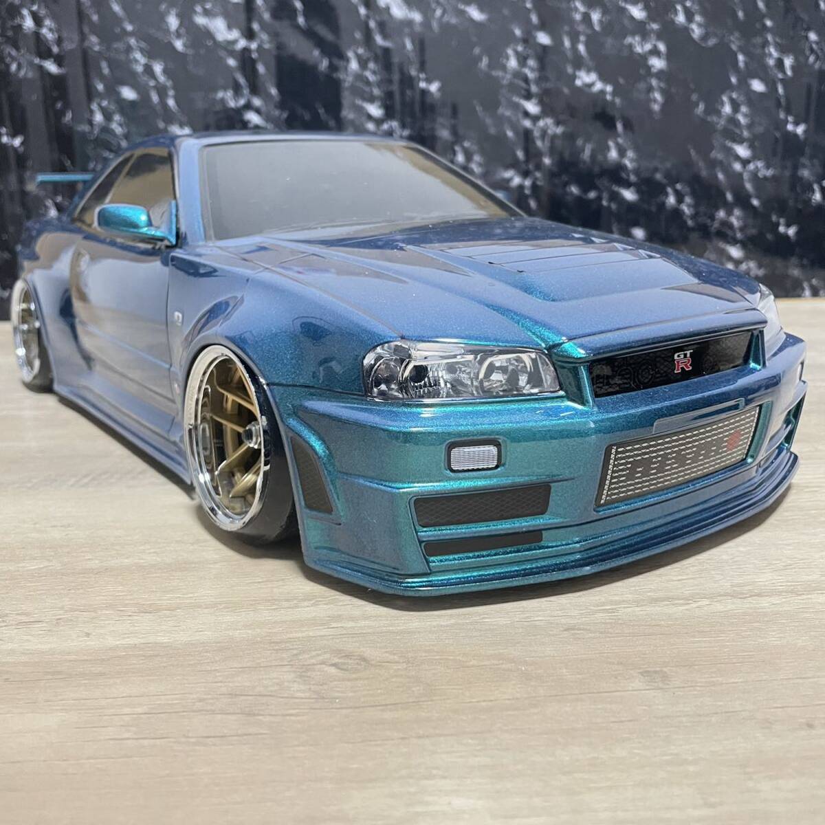 タミヤ 日産 スカイラインgt-r r34 1/10 ラジコンボディ yd-2｜Yahoo