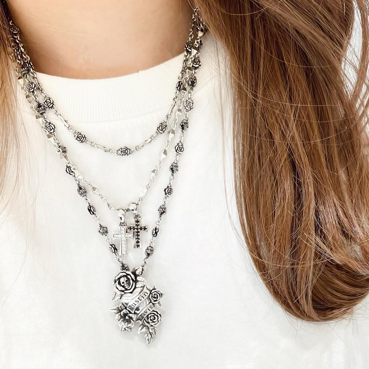 定価5 1万 Justin Davis（ジャスティンデイビス）ハート・スカル