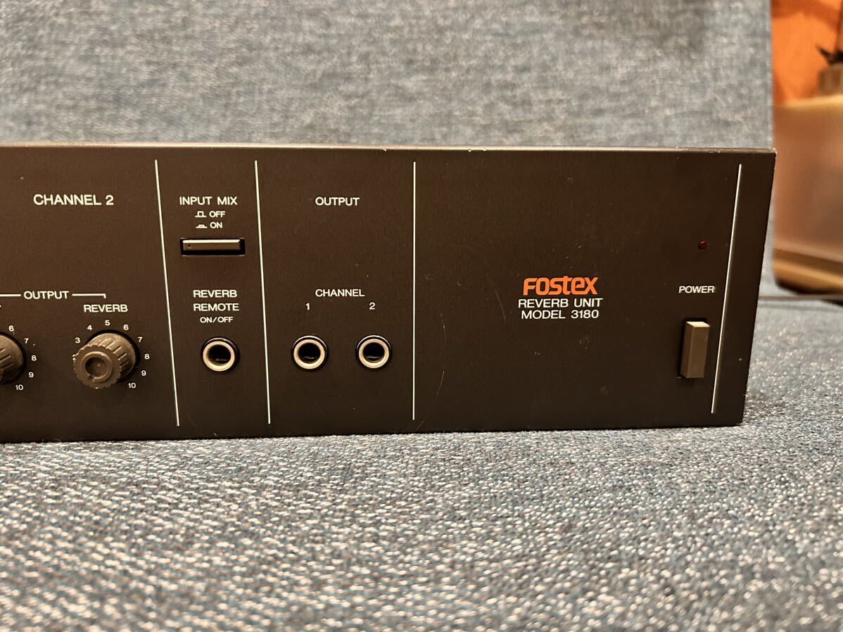 ヴィンテージFOSTEX REVERB UNIT3180 スプリングリバーブ Fostex