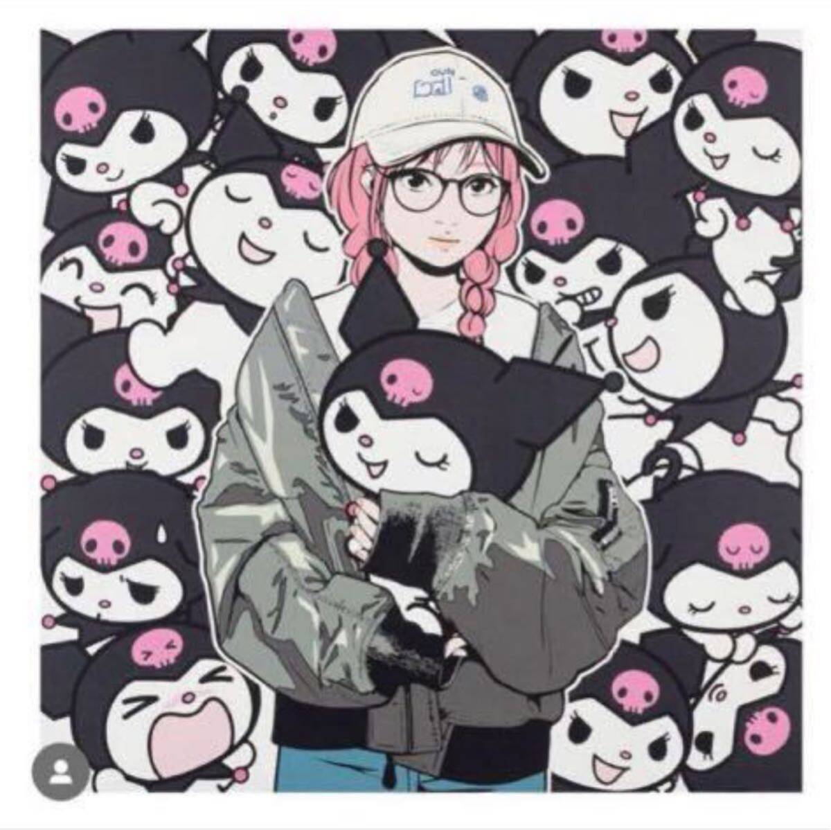 Yahoo!オークション - Backside works × クロミ アートポスターBバッ