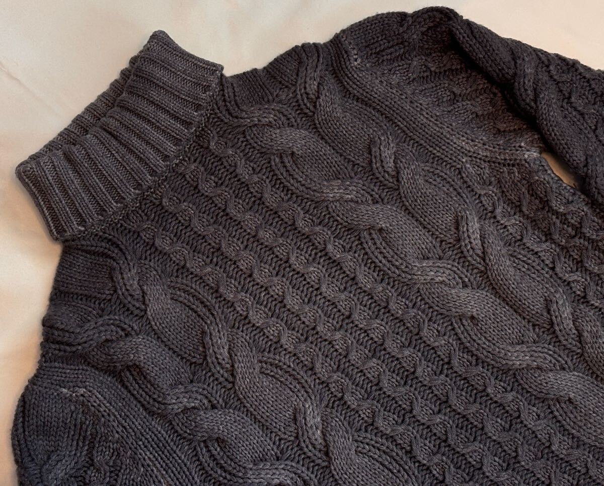 Cruciani クルチアーニ ニット タートルネック カシミヤ ウール グレー