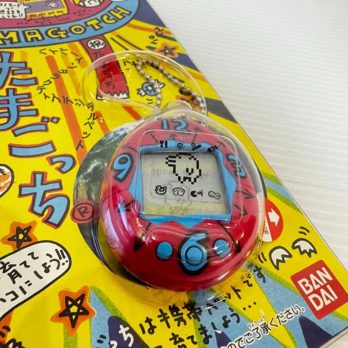 BANDAI たまごっち 初代 当時物 時計柄 ピンク 1996年 レア 稀少