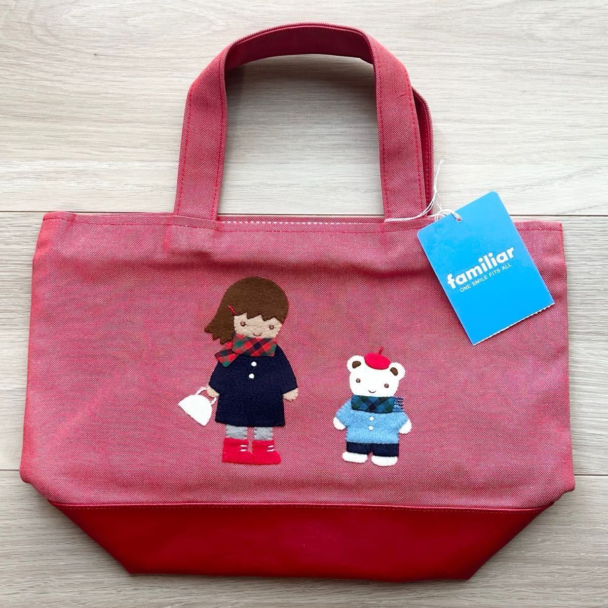 ファミリア familiar 2024年秋冬 デニムバッグ 赤｜Yahoo!フリマ（旧