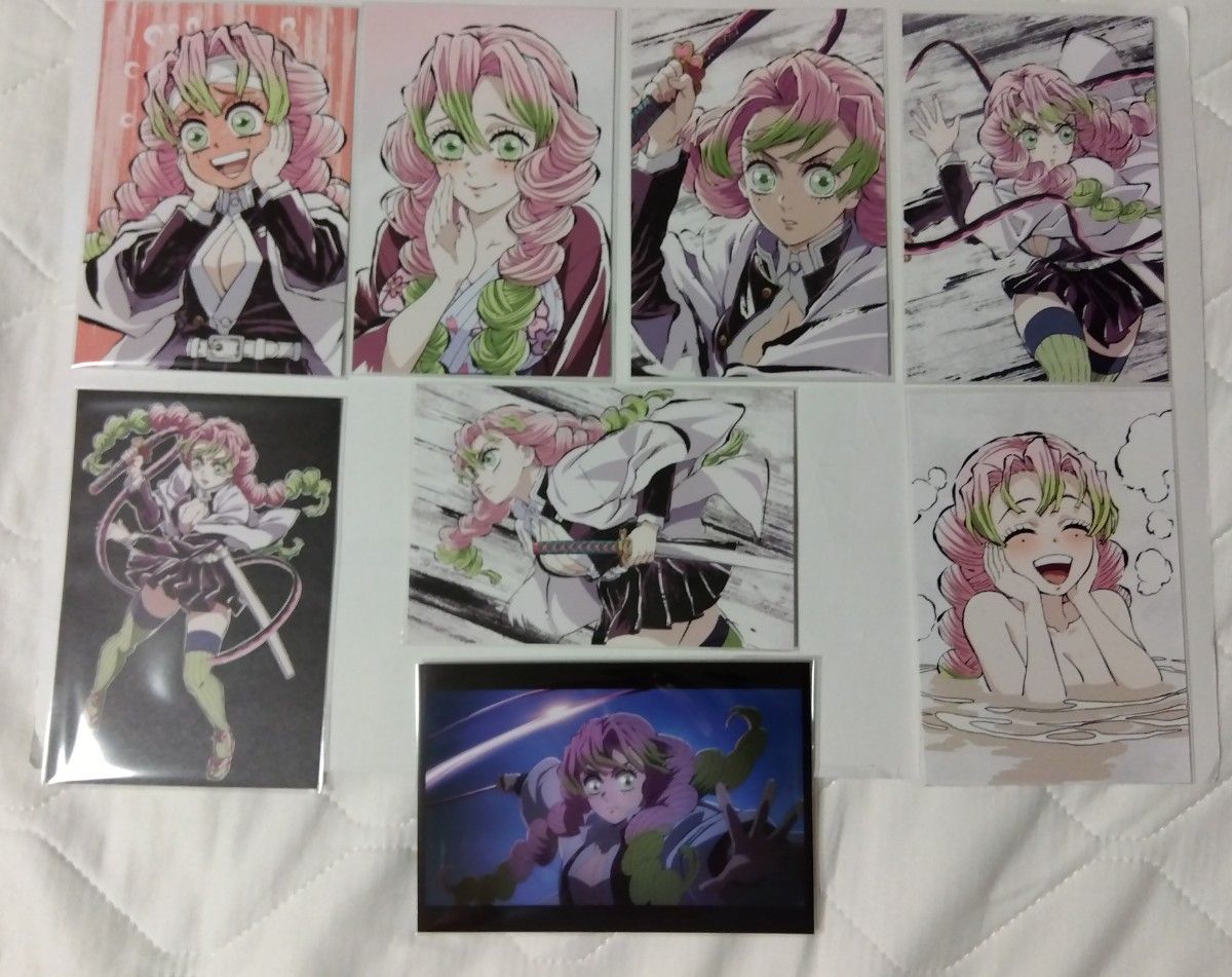 鬼滅の刃全集中展 刀鍛冶の里編柱稽古編 ポストカード甘露寺蜜璃セット