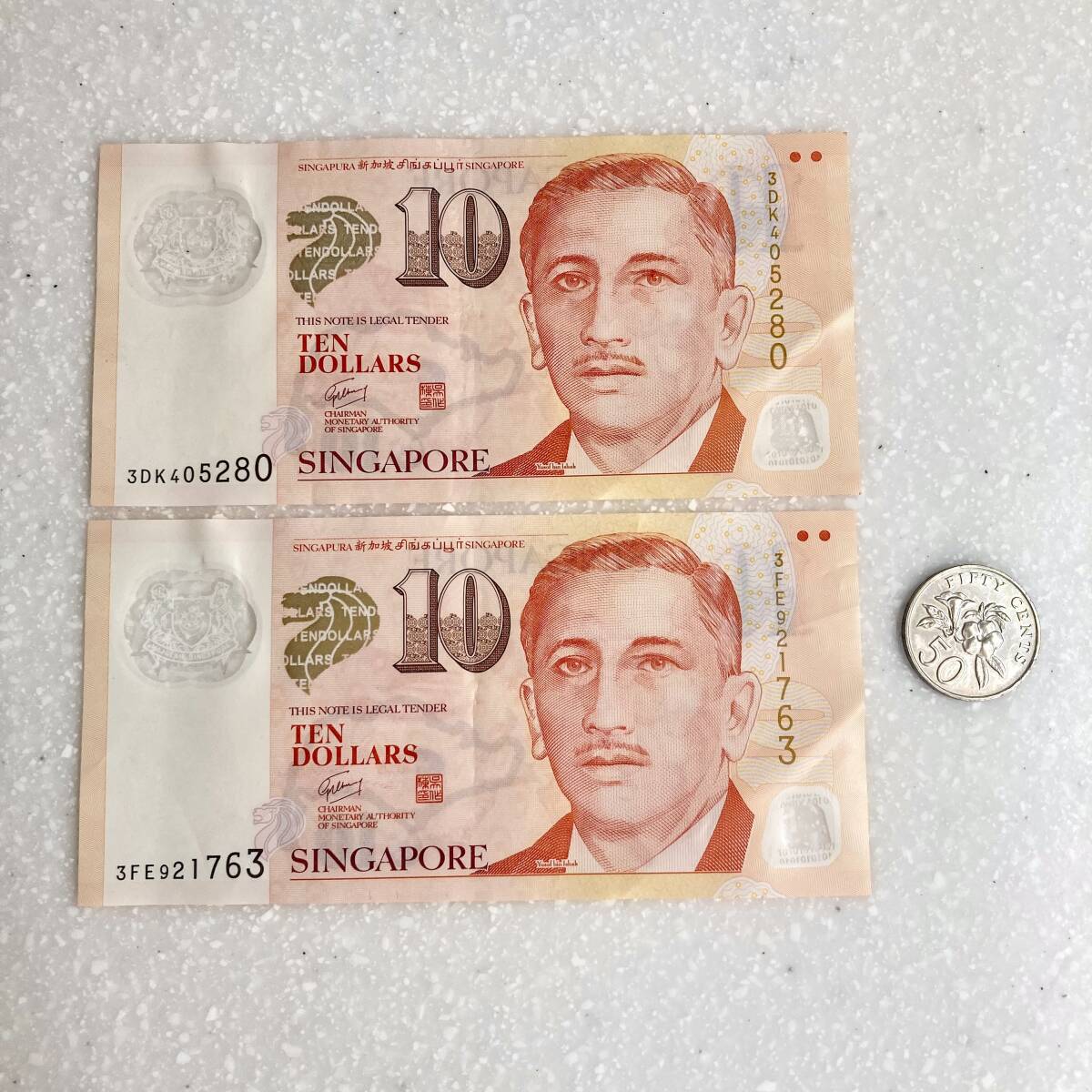 Yahoo!オークション - シンガポール ドル 紙幣・硬貨おまとめ 10ドル×