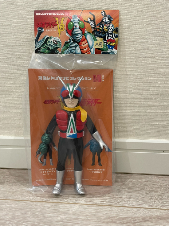 Yahoo!オークション - 東映レトロソフビ ライダーマン（ミドルサイズ）