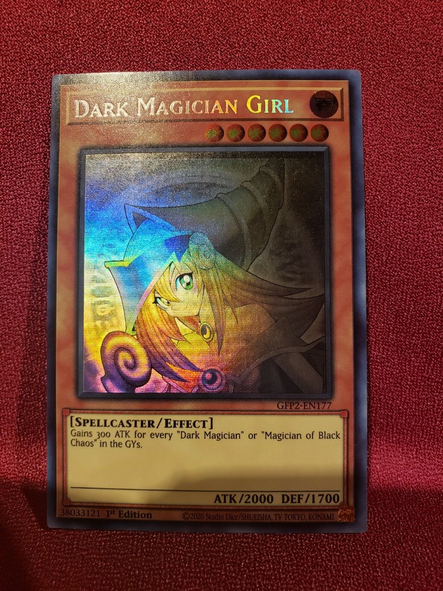 遊戯王 ブラックマジシャンガール ホロ ゴースト レア 英語 GFP2 EN177