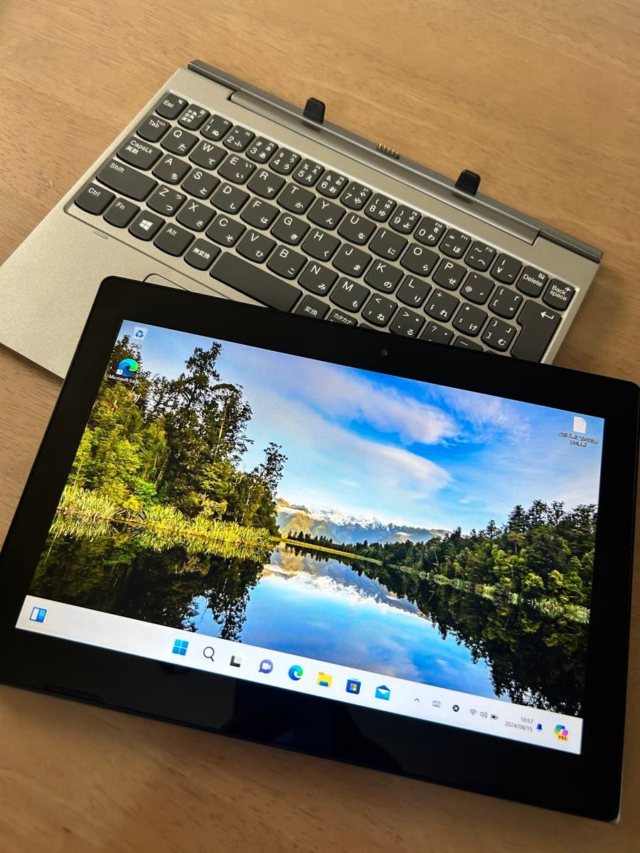 美品 着脱式キーボード付 2in1 タブレットノートPC Lenovo ideapad