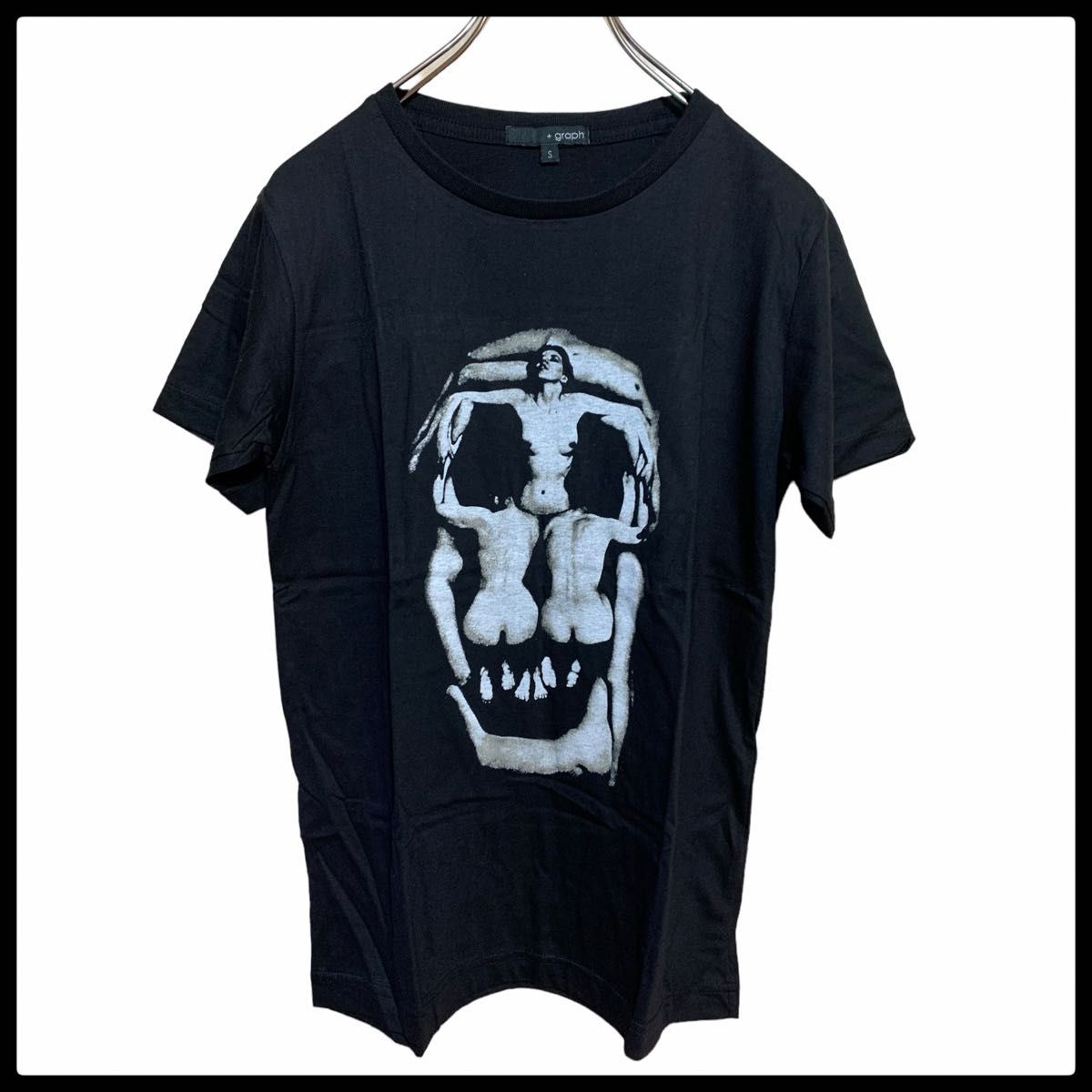 サルバドール ダリ 騙し絵 スカル ヌード アートTシャツ 新品 未使用品