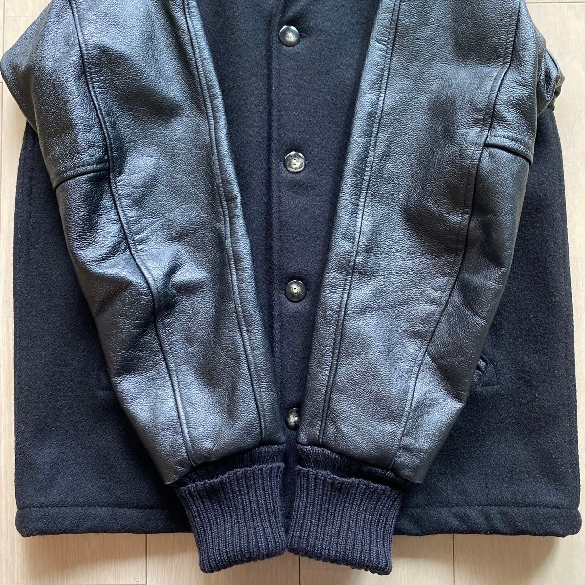 USA製 SKOOKUM スクーカム ファラオジャケット スタジャン ブラック 袖