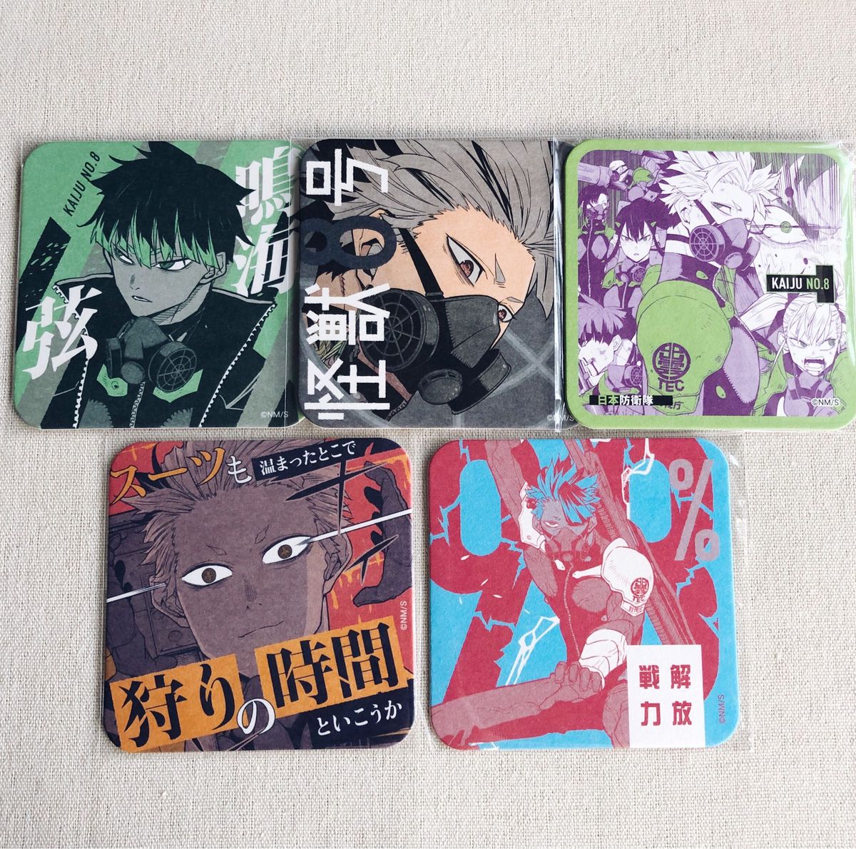 新品】怪獣8号 鳴海弦 アートコースター ジャンプショップ アトコ