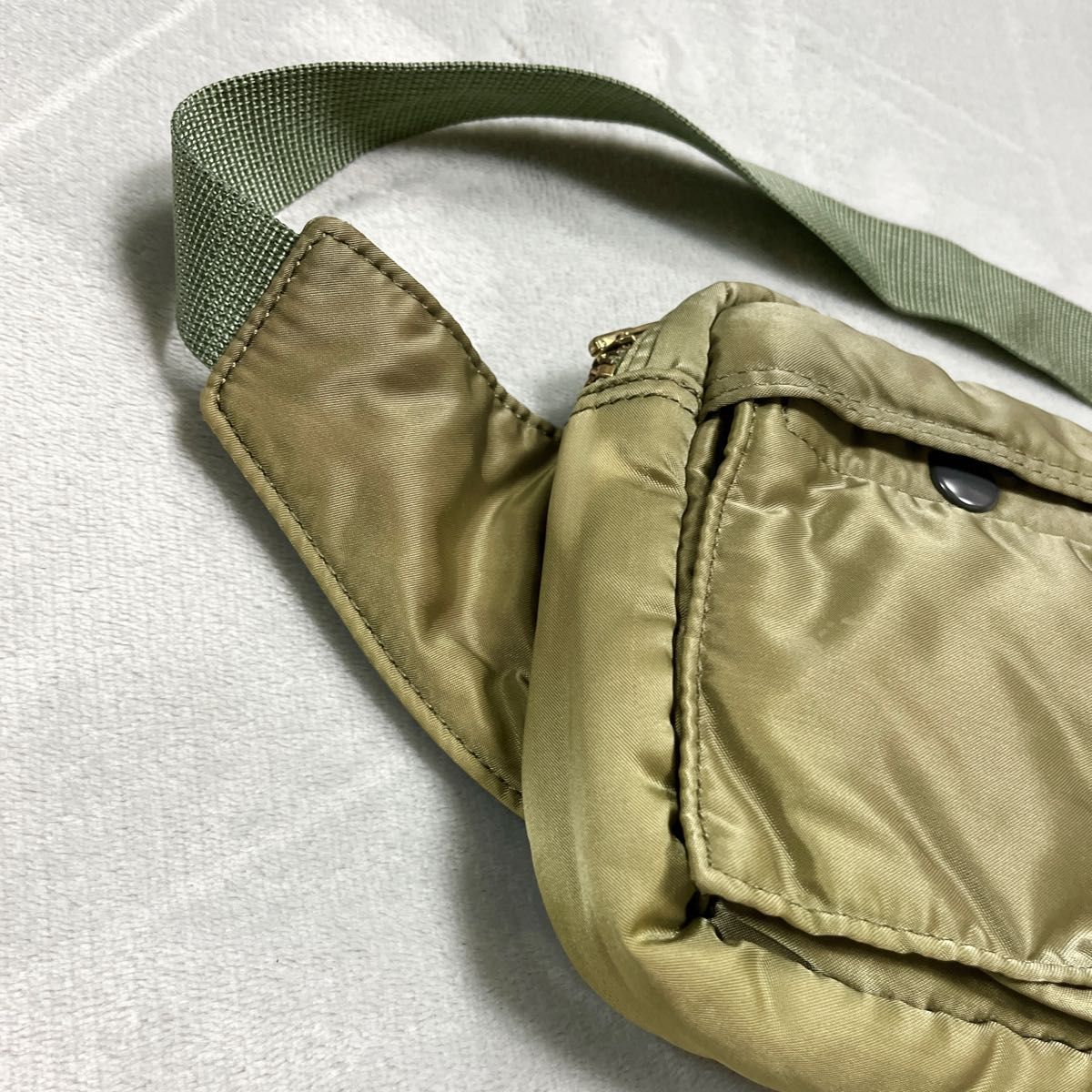 廃盤 希少 PORTER TANKER タンカー ウエストバッグ セージグリーン
