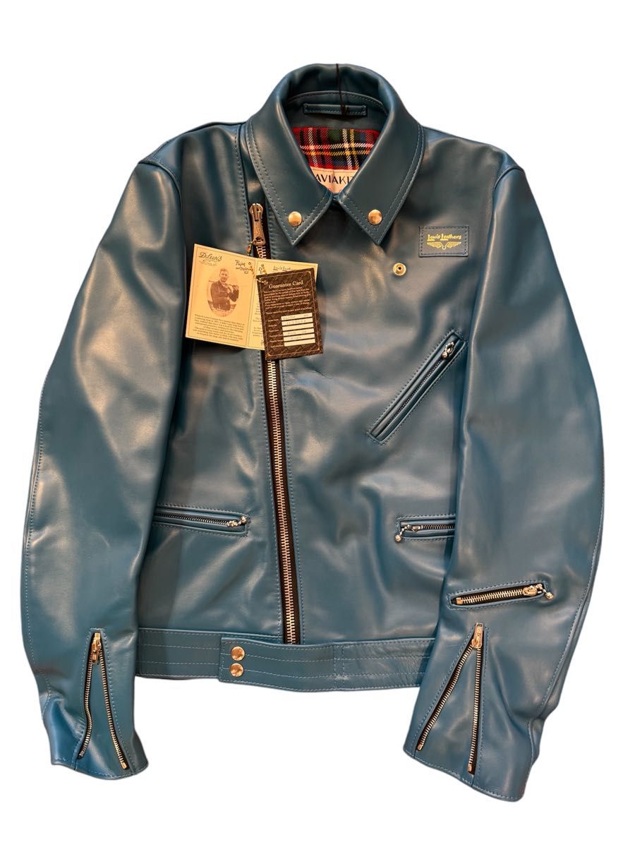 ルイスレザー サイクロン タイトフィット 441T ヴィンテージターコイズ