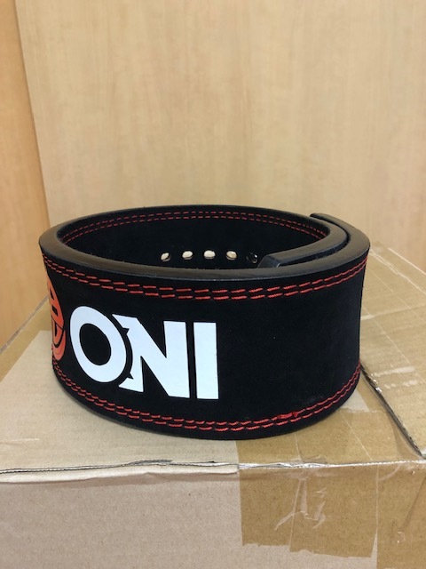 ONI 鬼 レバーアクションベルトNX IPF公認 13mmサイズS