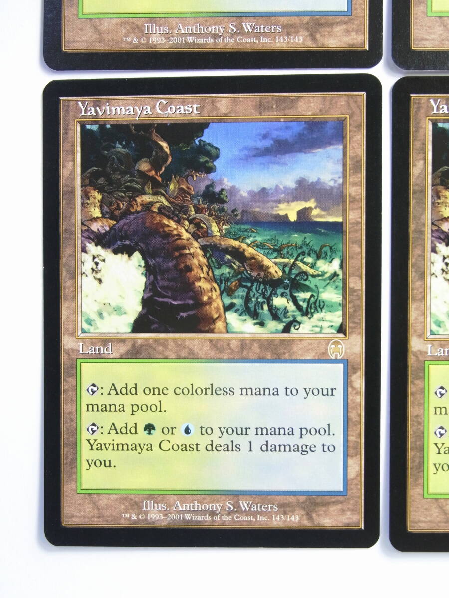MTG ヤヴィマヤの沿岸 旧枠 英語 4枚セット ヤヴィマヤの沿岸｜カード