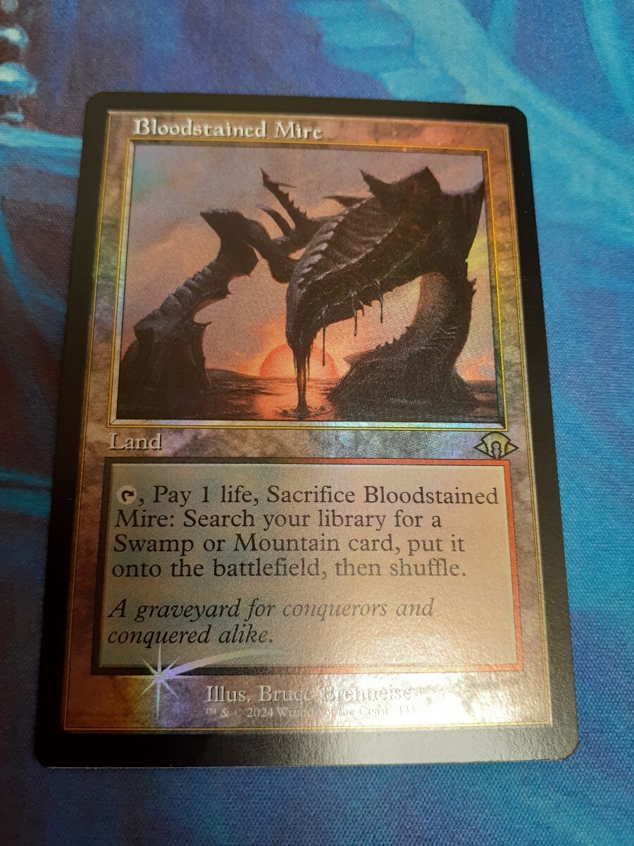 MTG 血染めのぬかるみ ONS 旧枠 英語 2枚セット mtg 血染めのぬかるみ 英語