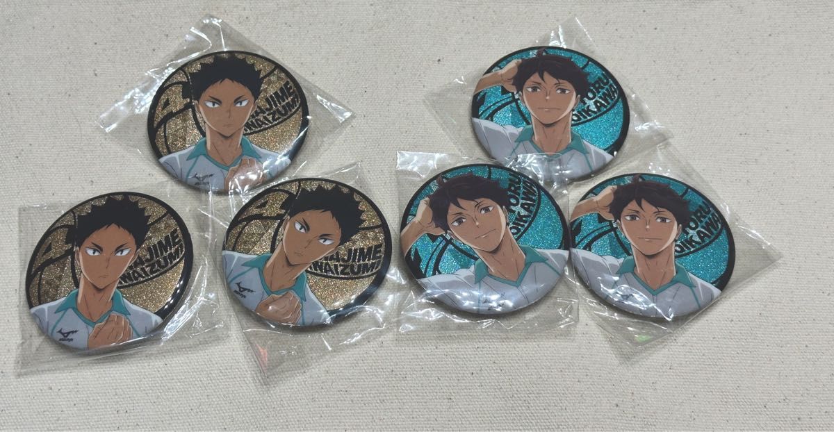 ハイキュー‼︎ 思い出 缶バッジ影山菅原東峰及川岩泉孤爪