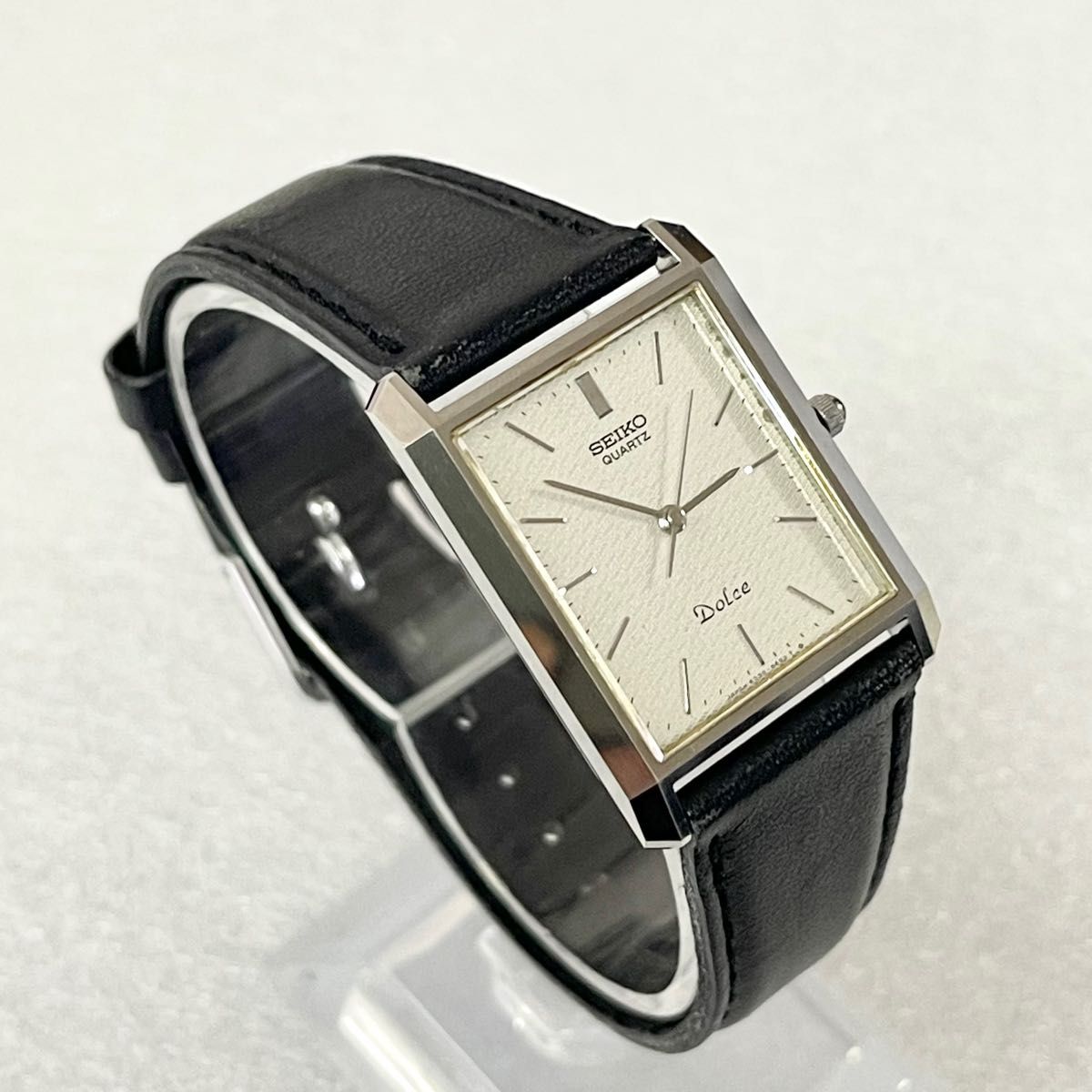 稼働 SEIKO DOLCE 硬質合金 セイコー ドルチェ SHA ケース シルバー