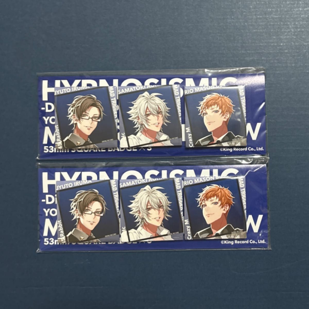 ヒプマイ ヒプノシスマイク オンラインくじ スクエア缶バッジ 碧棺左馬