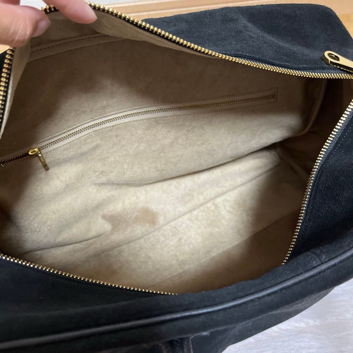 chiiiibag スエード ボストンバッグ ch iiibag ボストン ブラック