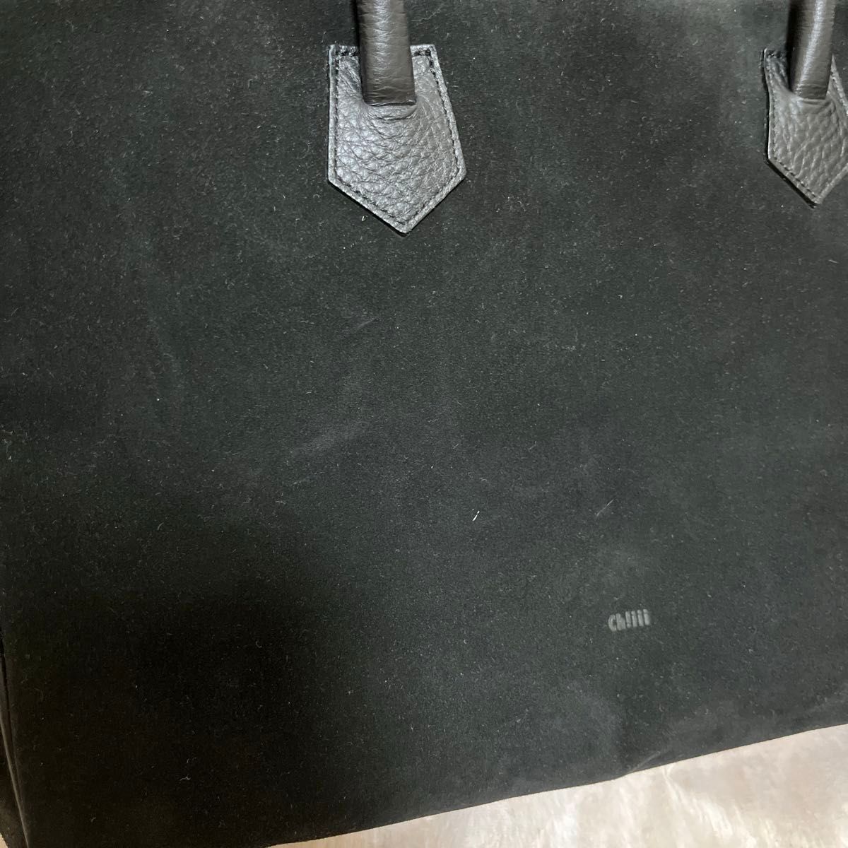chiiiibag スエード ボストンバッグ ch iiibag ボストン ブラック