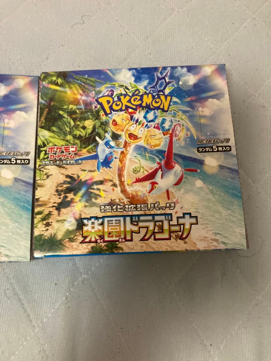 ポケモンカードゲーム 楽園ドラゴーナ ポケカ 拡張パック 2box