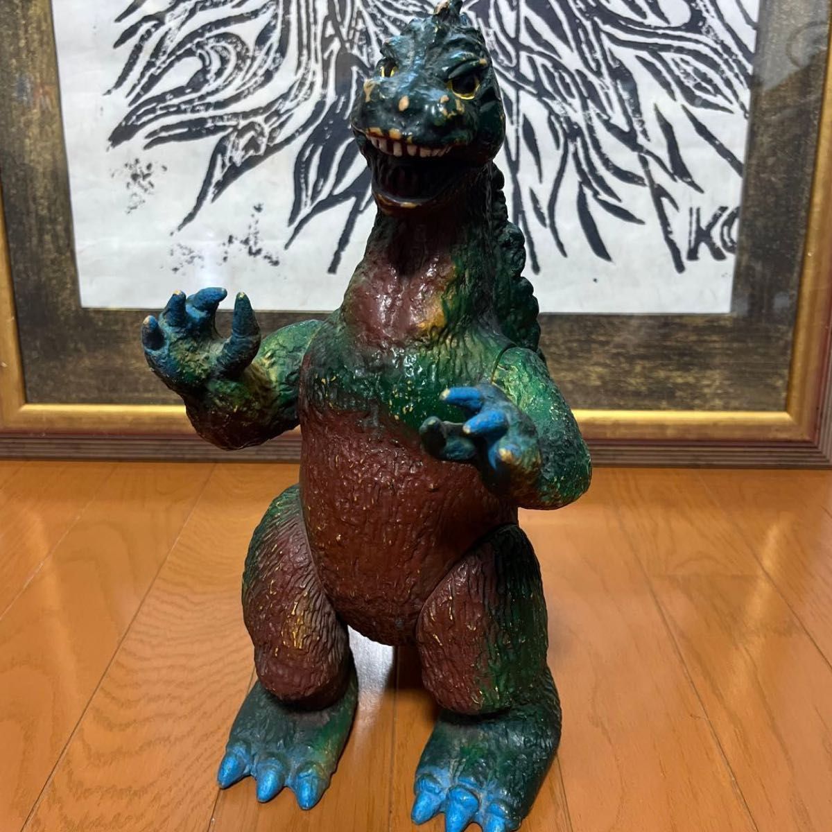 ブルマァク ソフビ ゴジラ ジャイアントゴジラ 初代ゴジラ 怪獣 当時物