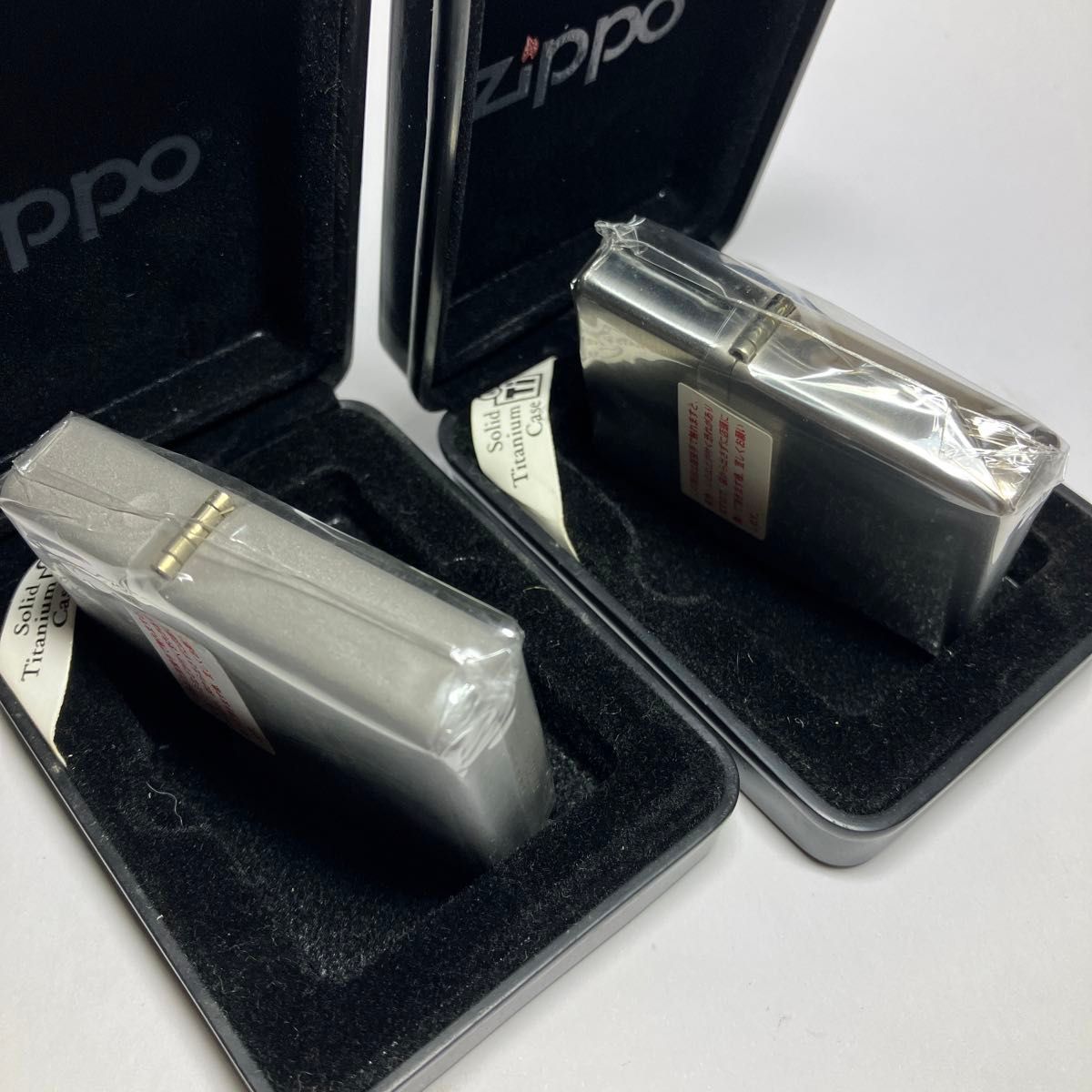2個セット】ソリッドチタニウムZIPPO ソリッドチタン【未開封未使用