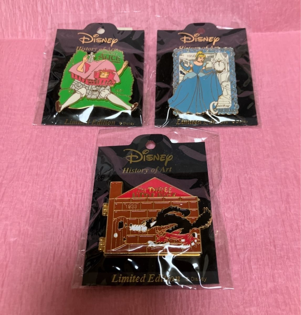 ディズニー ヒストリーオブアート まとめ セット ピン ピンバッジ