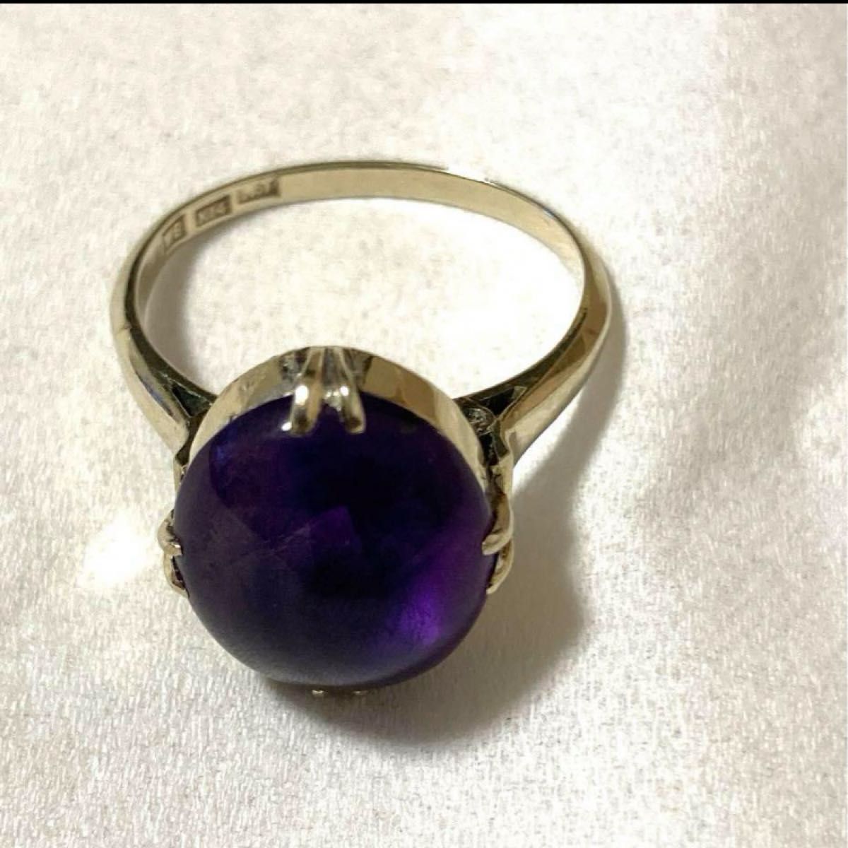 K14 WGアメジストリング 昭和レトロ千本透かしリング｜Yahoo!フリマ