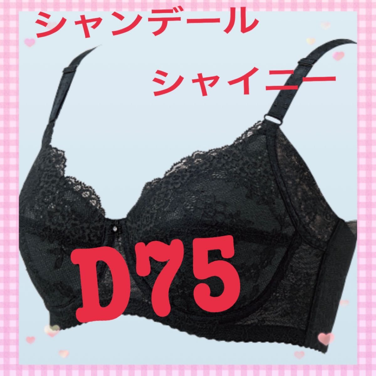 シャンデールシャイニー ブラジャーD75 フルカップ グラマーカップ