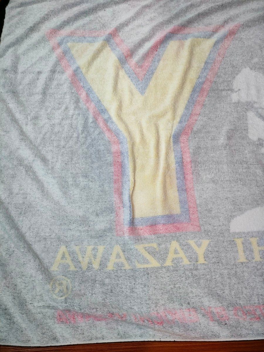 美品】 矢沢永吉スペシャルビーチタオル横顔シルエット EY SPIRIT OF