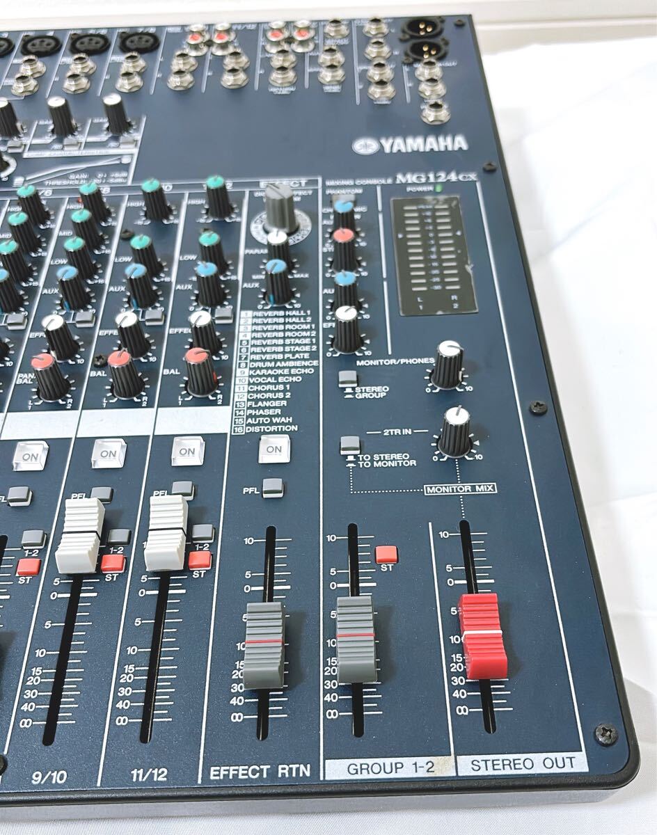 ジャンク品 YAMAHA MG124CX ミキシングコンソール ジャンク品 YAMAHA