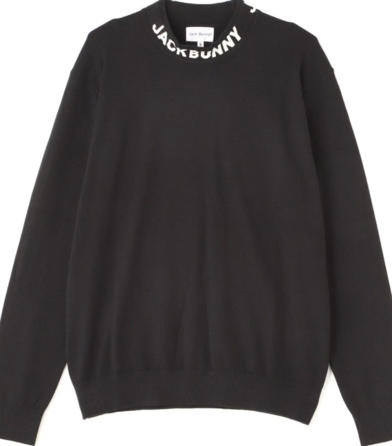 新品 パーリーゲイツ ジャックバニー ロゴハイネックニットプル