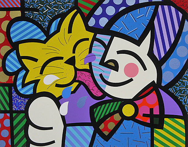Yahoo!オークション - ロメロ・ブリット（Romero Britto） 【フレンド