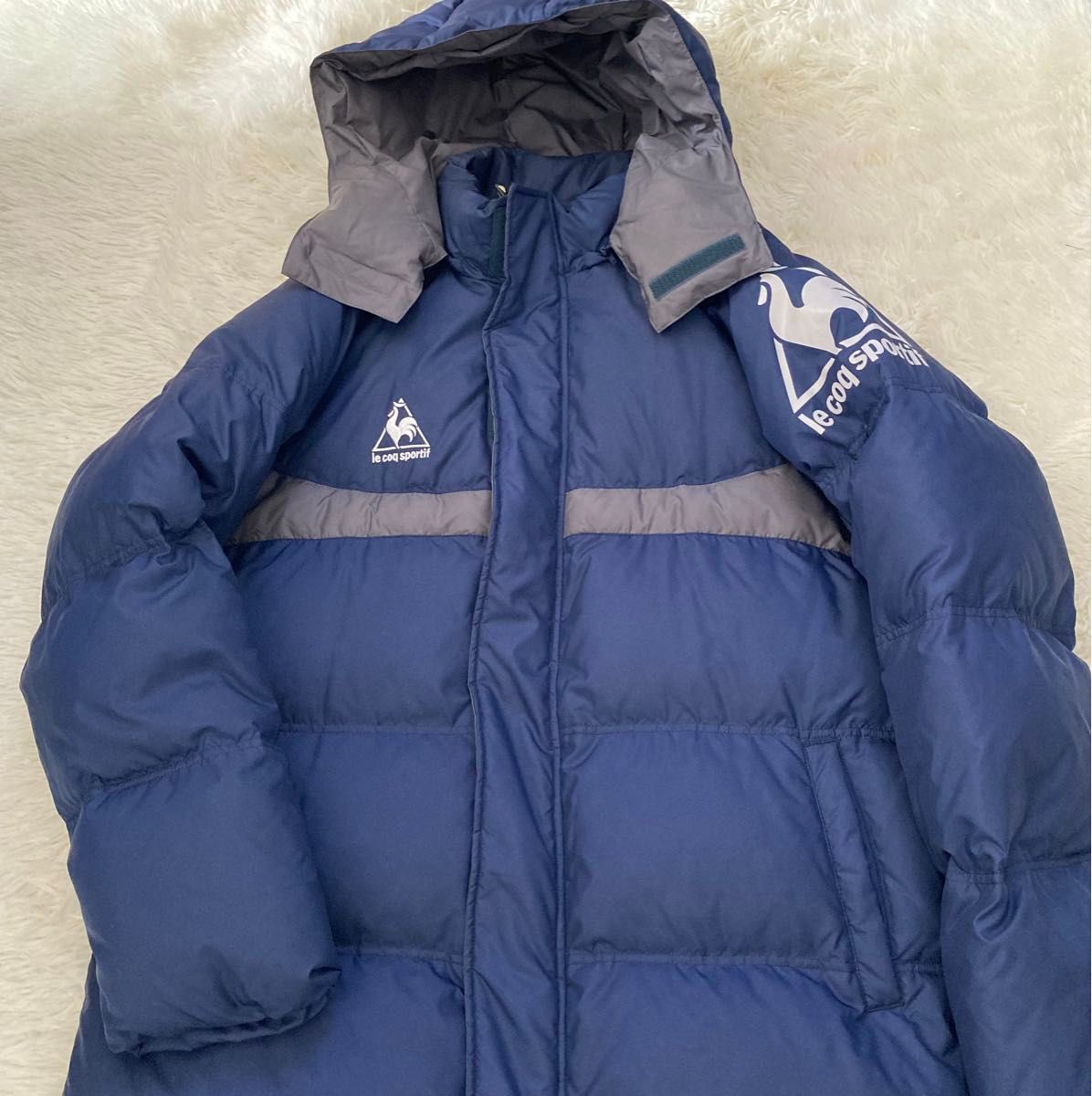 美品 le coq sportif ルコック ダウン ロングコート ベンチコート