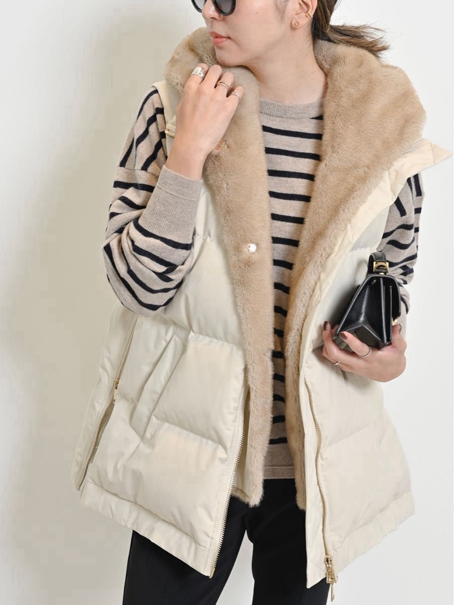 L'Appartement BORDER BF KNIT PULLOVER Deuxieme Classe AP STUDIO