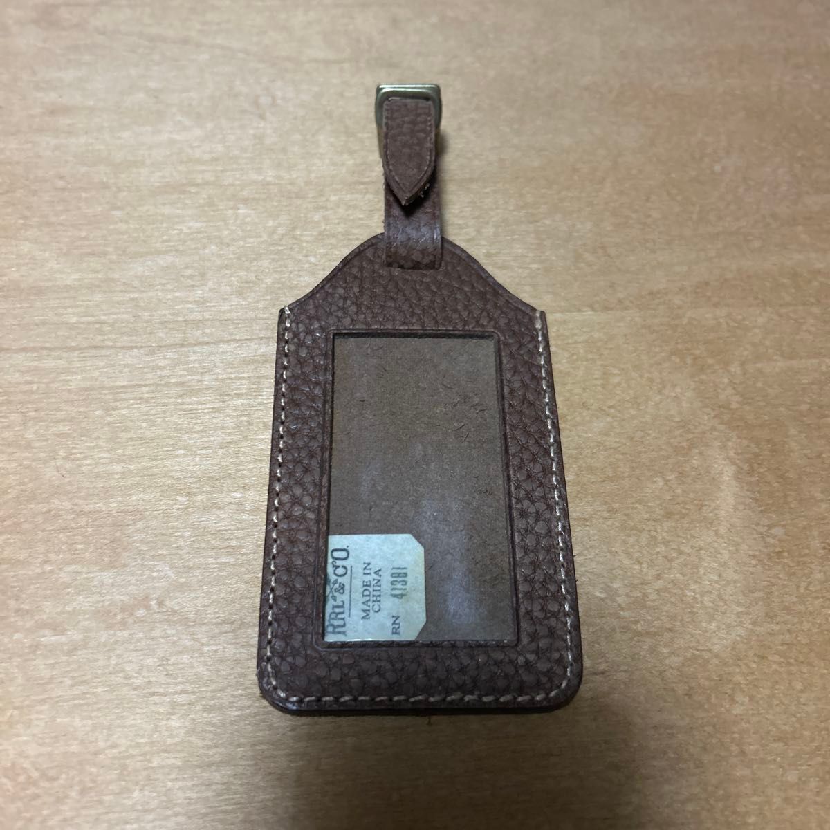 RRL (Double RL）レザーラゲッジタグ カードケース ネームタグ｜Yahoo