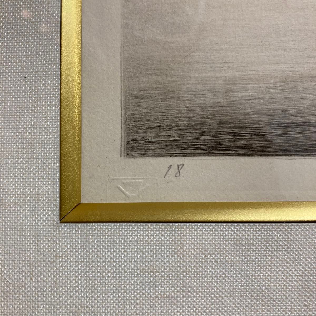 真作保証】ルイ・イカール「スピード」エッチング 直筆サイン 版画