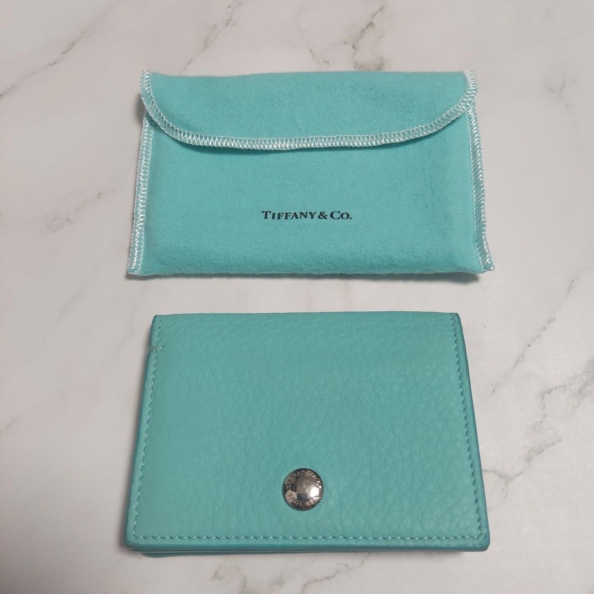 TIFFANY&Co ティファニー レザーカードケース 名刺入れ｜Yahoo!フリマ