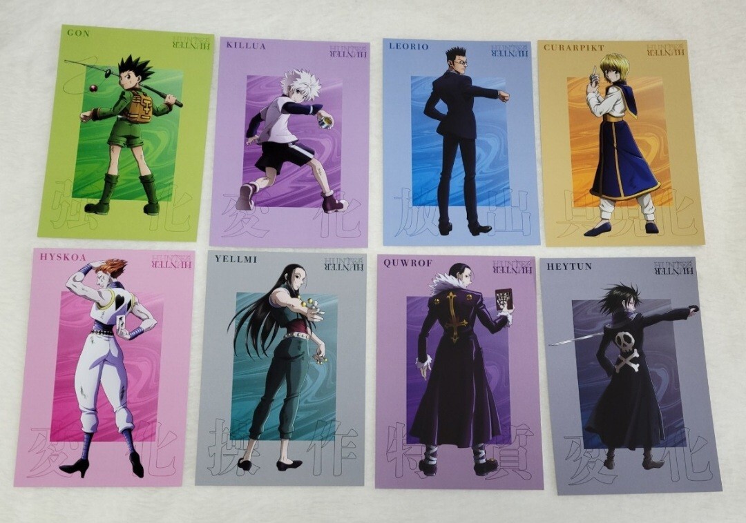 HUNTER×HUNTER アニメイトフェア 戦う背中ver 購入特典ポストカード 全