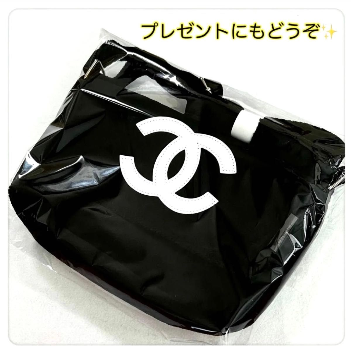 新品 CHANELシャネルプレシジョンショルダーバックパイル地ノベルティ